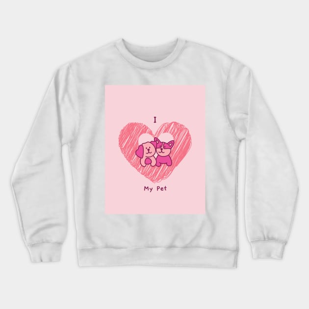 pet Crewneck Sweatshirt by milicab